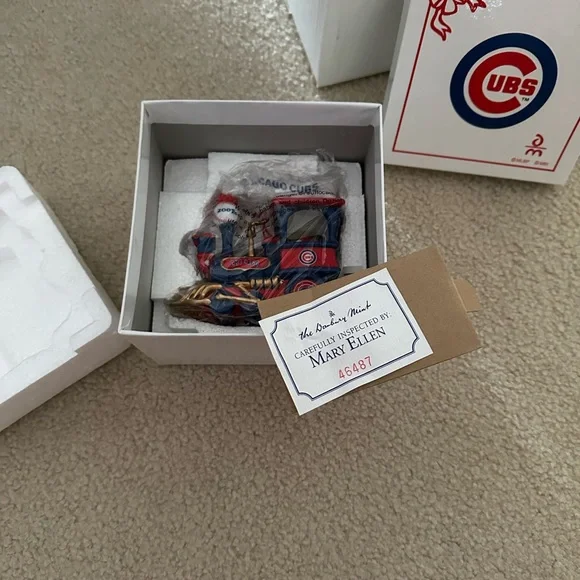Danbury NWT Chicago Cubs Rocking Horse Ornaments